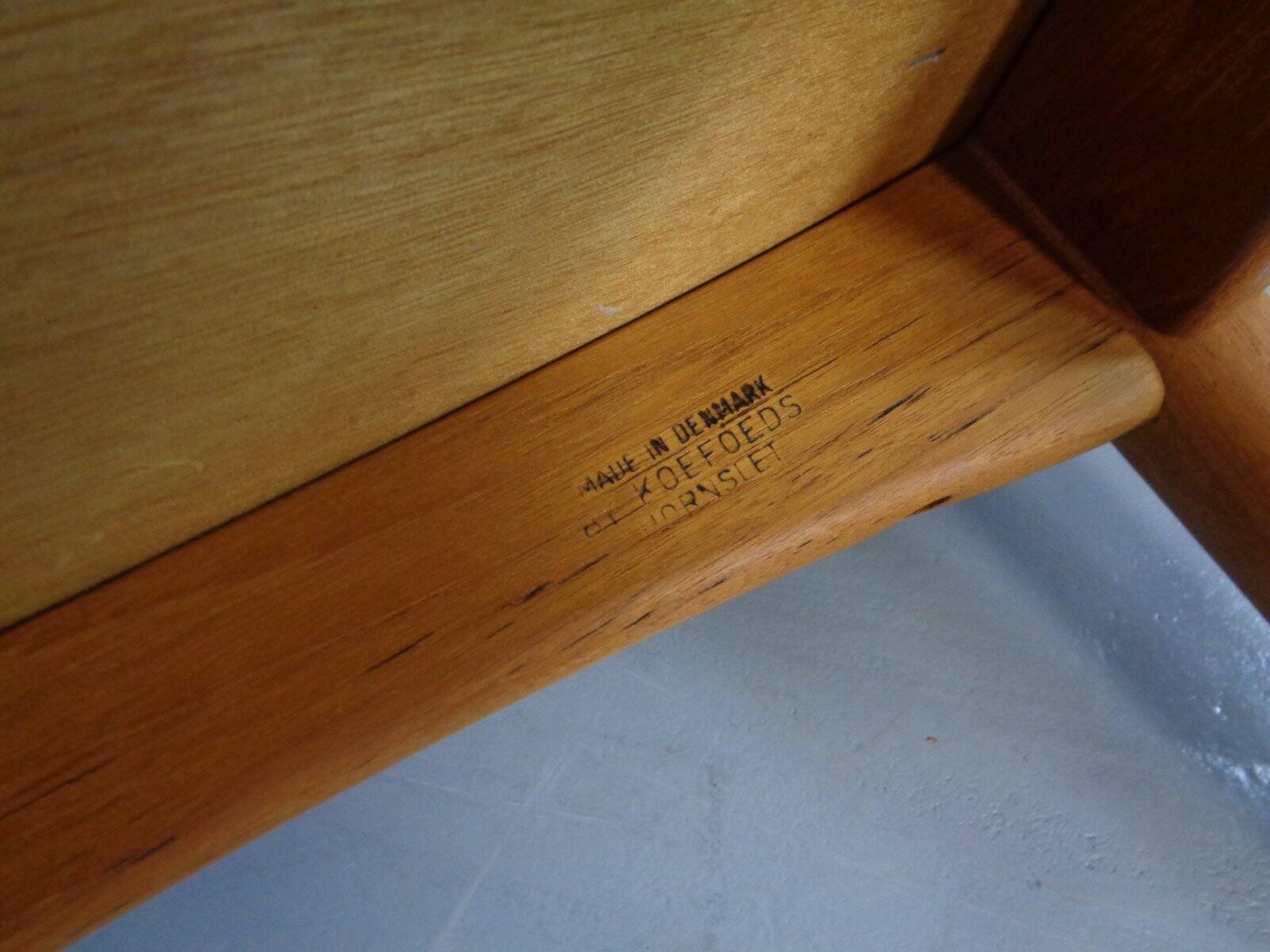 Eva dining chairs in teak by Niels Koeefoed for Hornslet Møbelfabrik, Denmark, 1960s, set of 6.