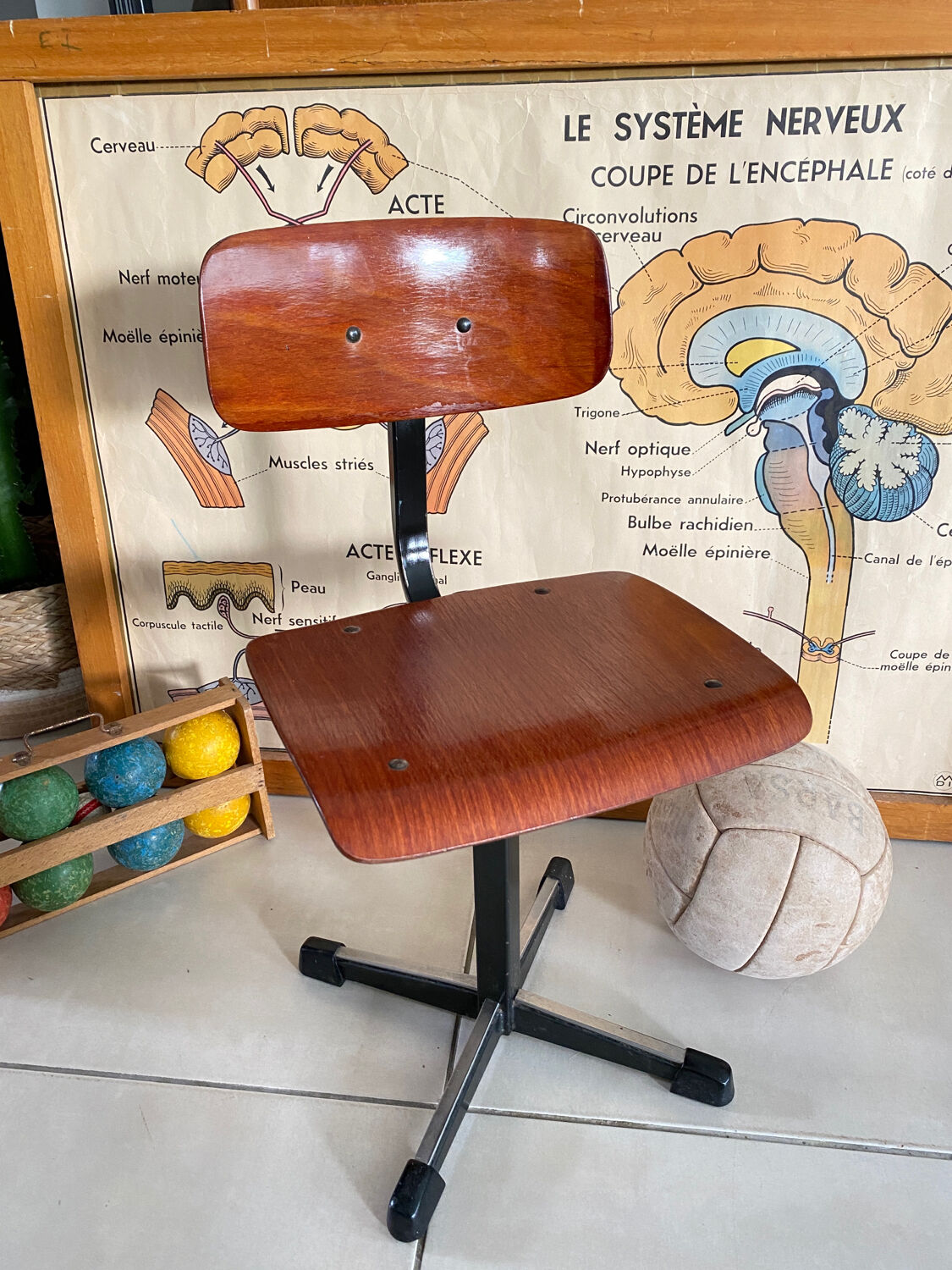 Vintage Marko children's school chair