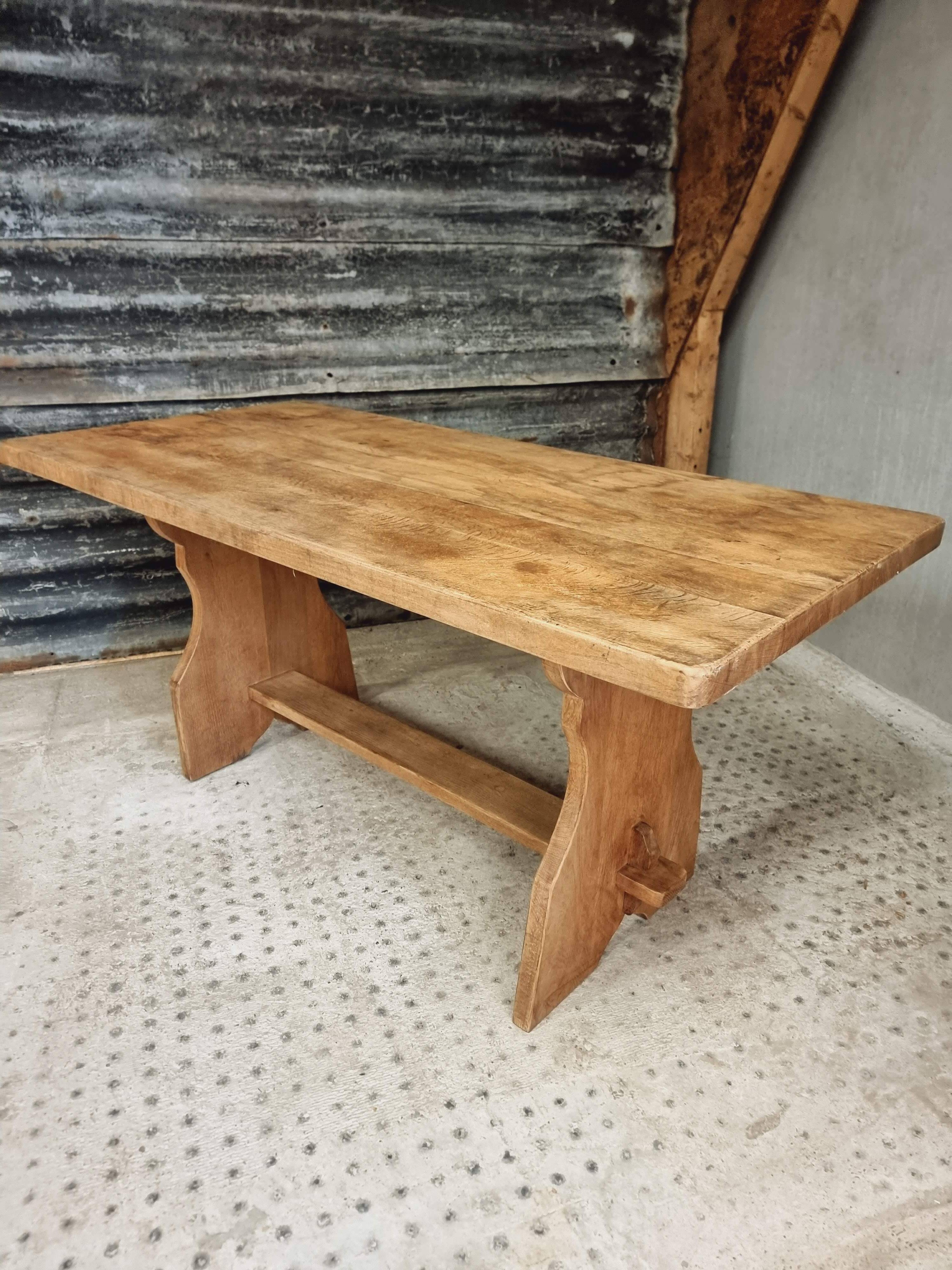 Old oak table dining table monastery table 78 x 160 cm
