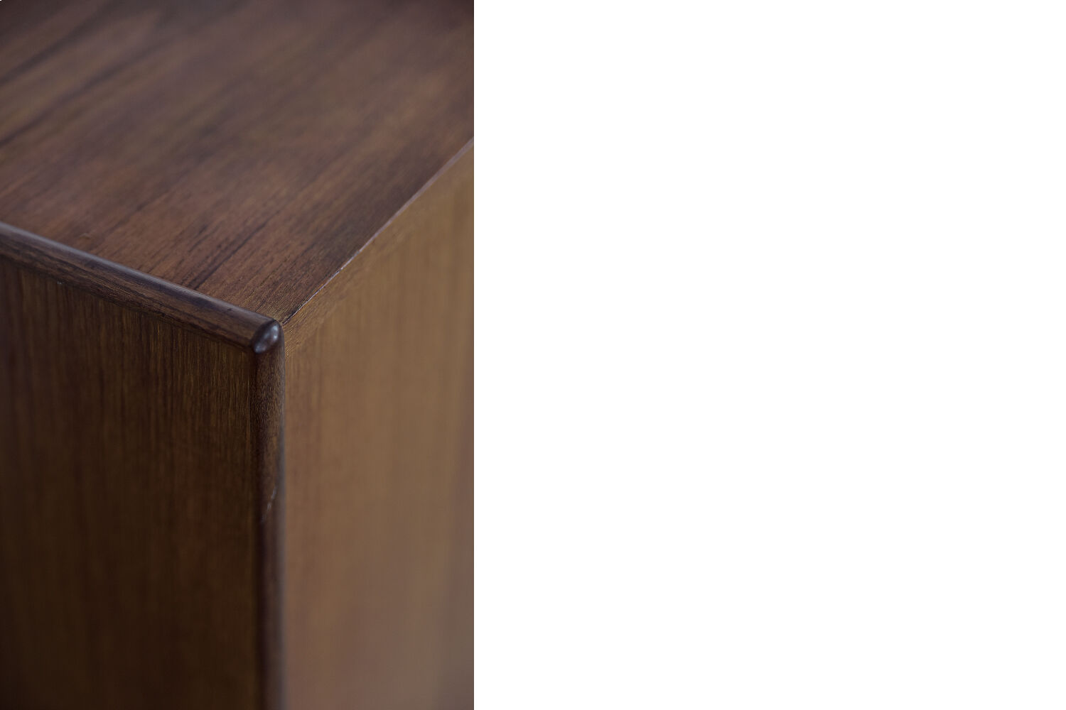 Scandinavian classic teak high sideboard with drawers, 1960s