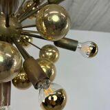 Atomic Suspension in Brass German Mid-Century by Dorothee Becker