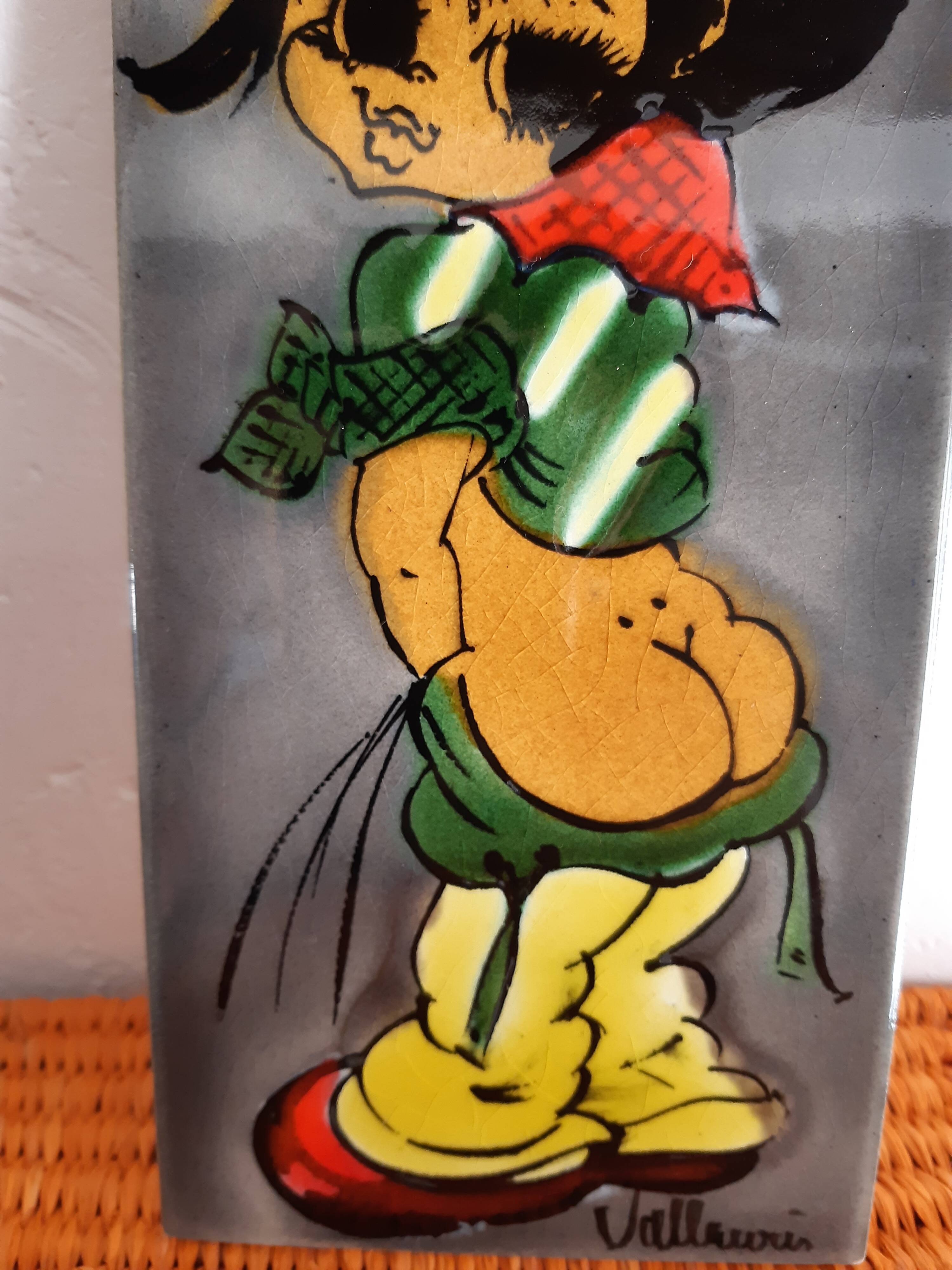 Vallauris ceramic plate