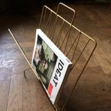 Gold metal magazine holder