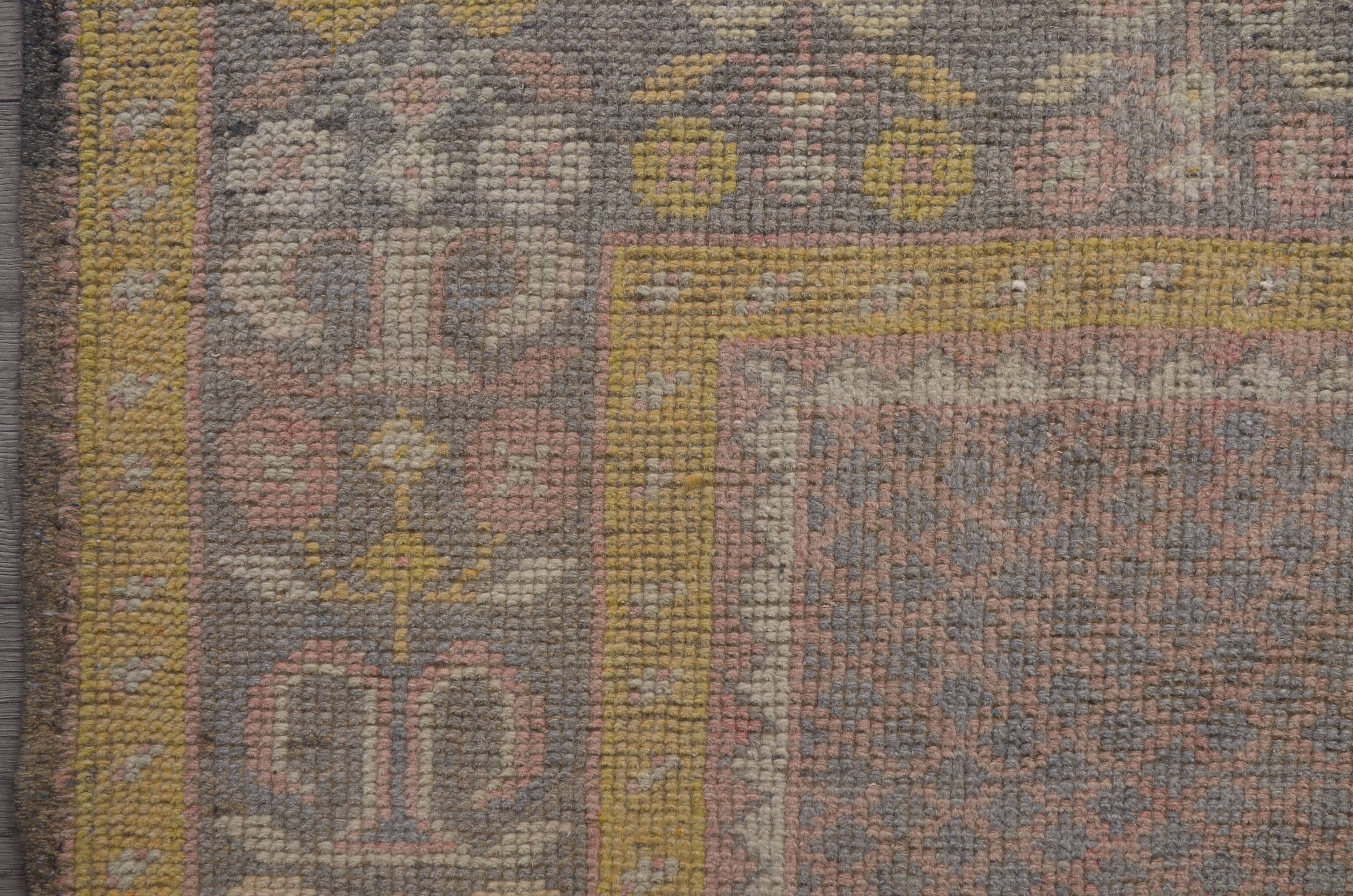 Oversize Oushak Vintage Wool Rug sku 840