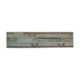 Small Distressed Turkish Runner Rug 79 x 330 cm