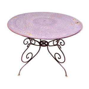 Table de jardin en fer