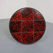 German Brutalist Side Table in Ceramic and Cast Iron, 1960s