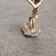 Ancient Akan weight for weighing gold in brass, in excellent condition.