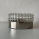 Round bubble glass wall lamp or flush mount by Limburg, 1960s, Germany