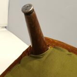 Dark Goldenrod Wingback Armchair model 437 by Gio Ponti for Cassina