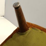 Dark Goldenrod Wingback Armchair model 437 by Gio Ponti for Cassina