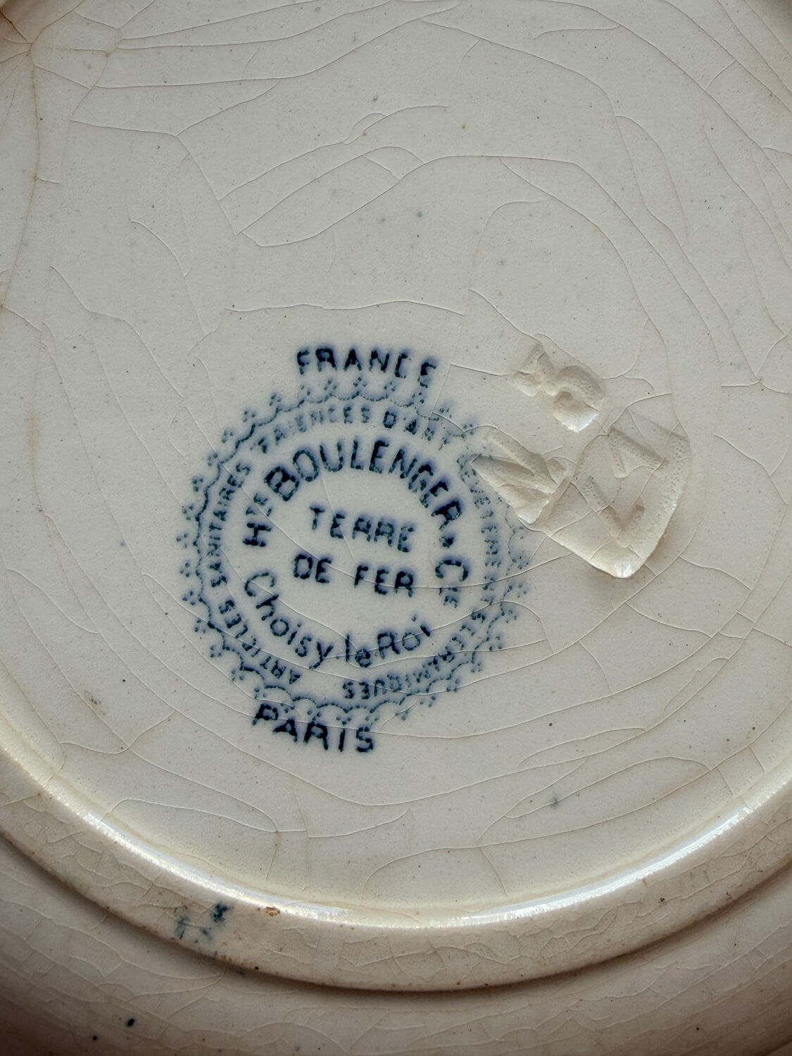 Iron earth plate - hollow