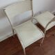 Paire de chaises mullca 510 pieds compas