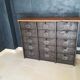 Industrial furniture 15 valves Strafor metal wood
