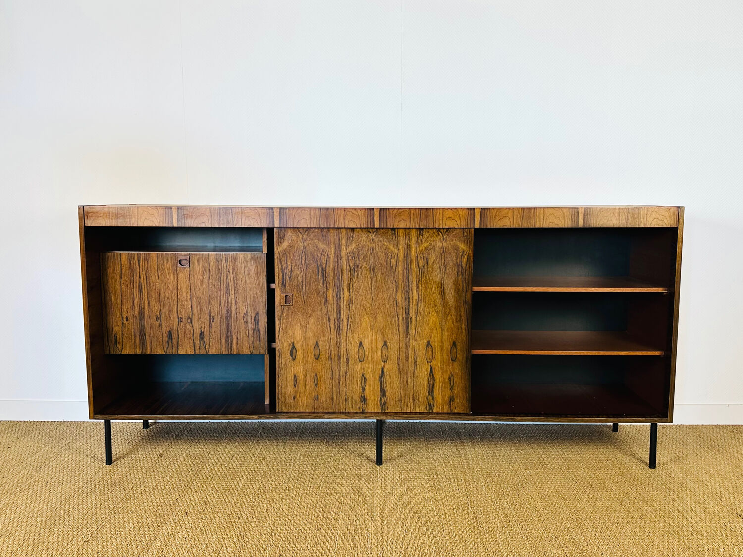 Enfilade scandinave haute en palissandre 1960
