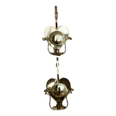 Pair Of Mid Century Swedish Brass Sconces by Ahrneberg Sweden