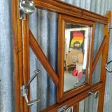 Vintage wardrobe coat door