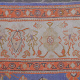 Ancient Turkish Persian oriental carpet smyrna 3.36 x 2, 54 m