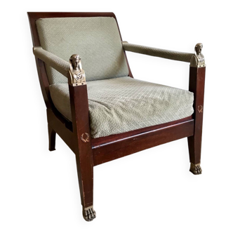 1 fauteuil style Empire / Époque Consulat Retour d'Egypte des années 60