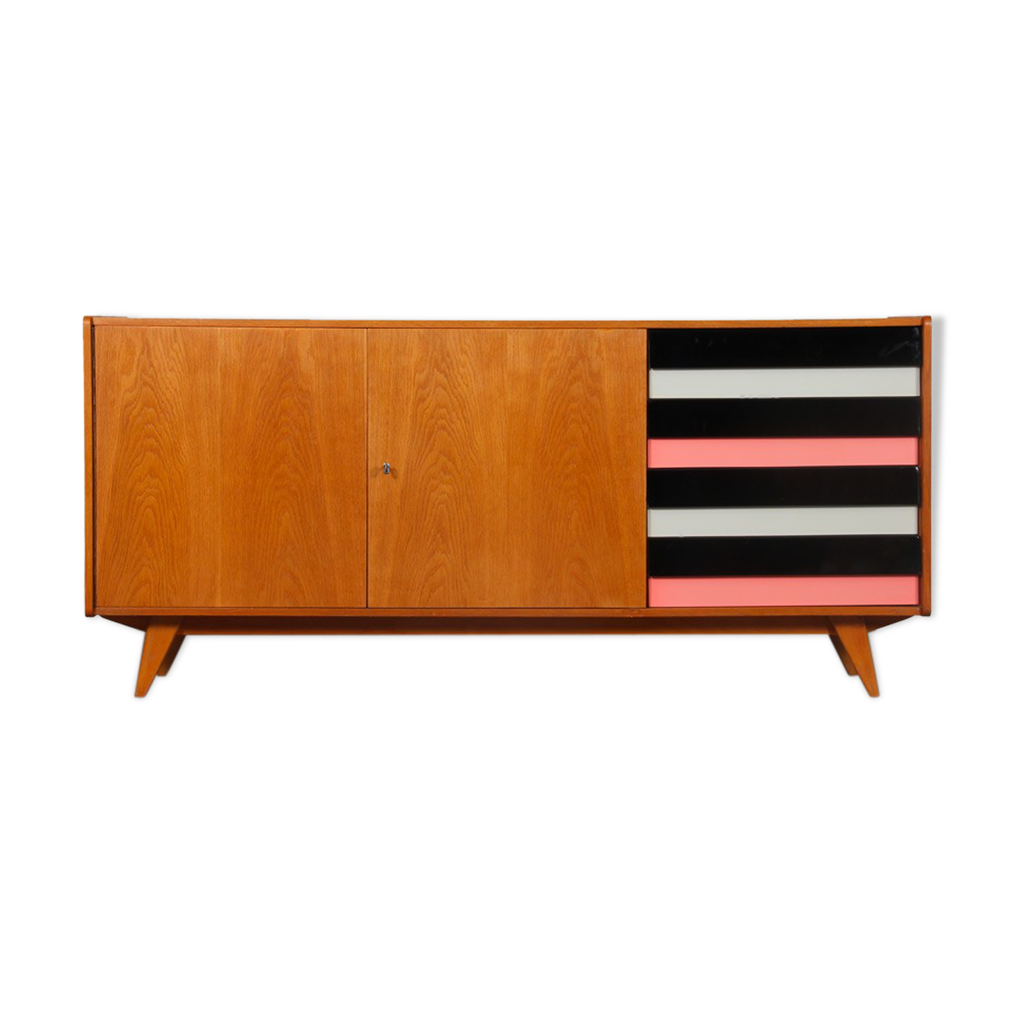 Oak enfilade by Jiri Jiroutek, model U-460, 1960
