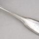 Silver sugar sifter from the 18th century, 23 cm, shell pattern, 106 g.