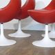 Serie de chaises design Borje Johanson 1970