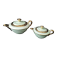 Pair of Limoges porcelain teapots