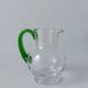 Carafe vert vin Alsace vaisselle vintage