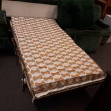 Velvet sofa 4 places convertible double bed