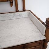 Late 19th century faux bamboo chest of drawers in pichepin