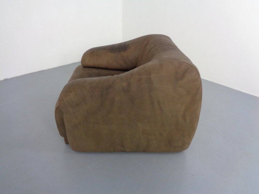 Buffalo Chair in leather by De Sede, 1970s
