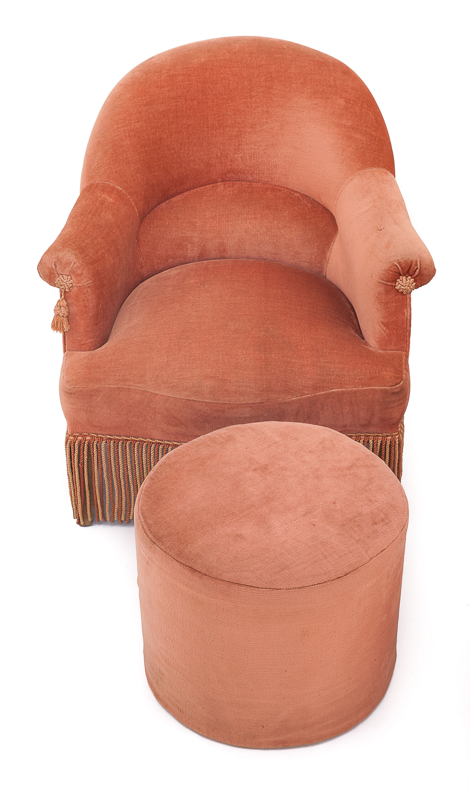 Salon crapaud "vieux rose", 1950