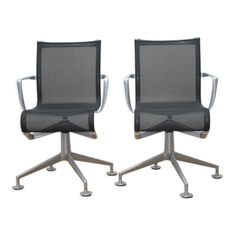 Pair of Meetingframe Office Chairs, Alias