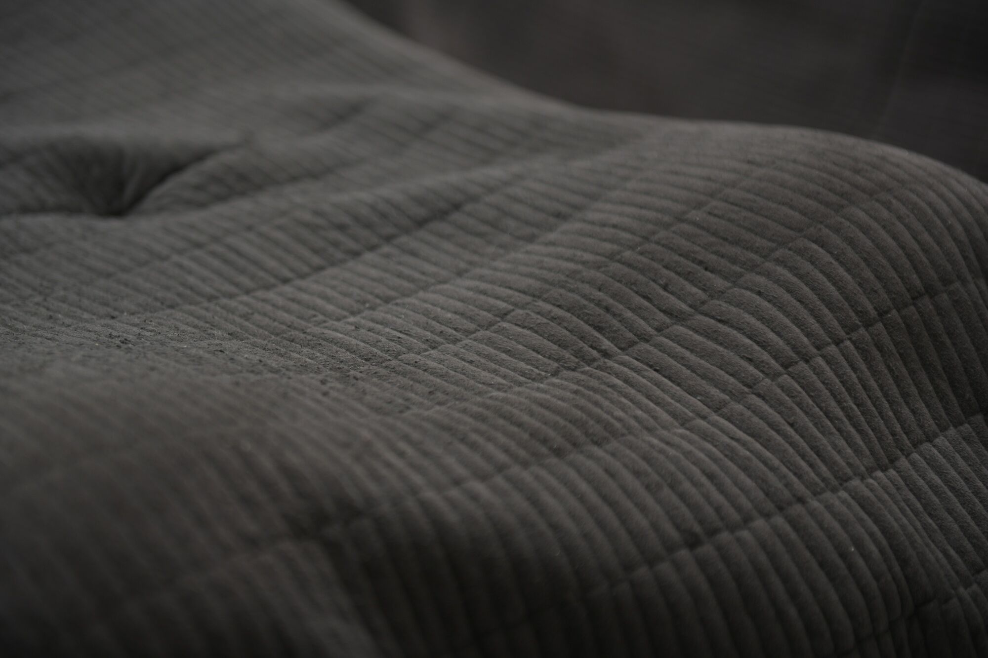 Yoko sofa in alcantara by Michel Ducaroy for Ligne Roset France