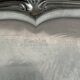 Plateau de service vintage en acier inoxydable Alfra Alessi de style baroque