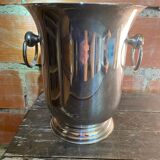Vintage champagne ice bucket couzon stainless steel france
