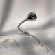 Lampe serpent hollandaise des années 1980
