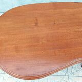 Brutalist table in solid oak