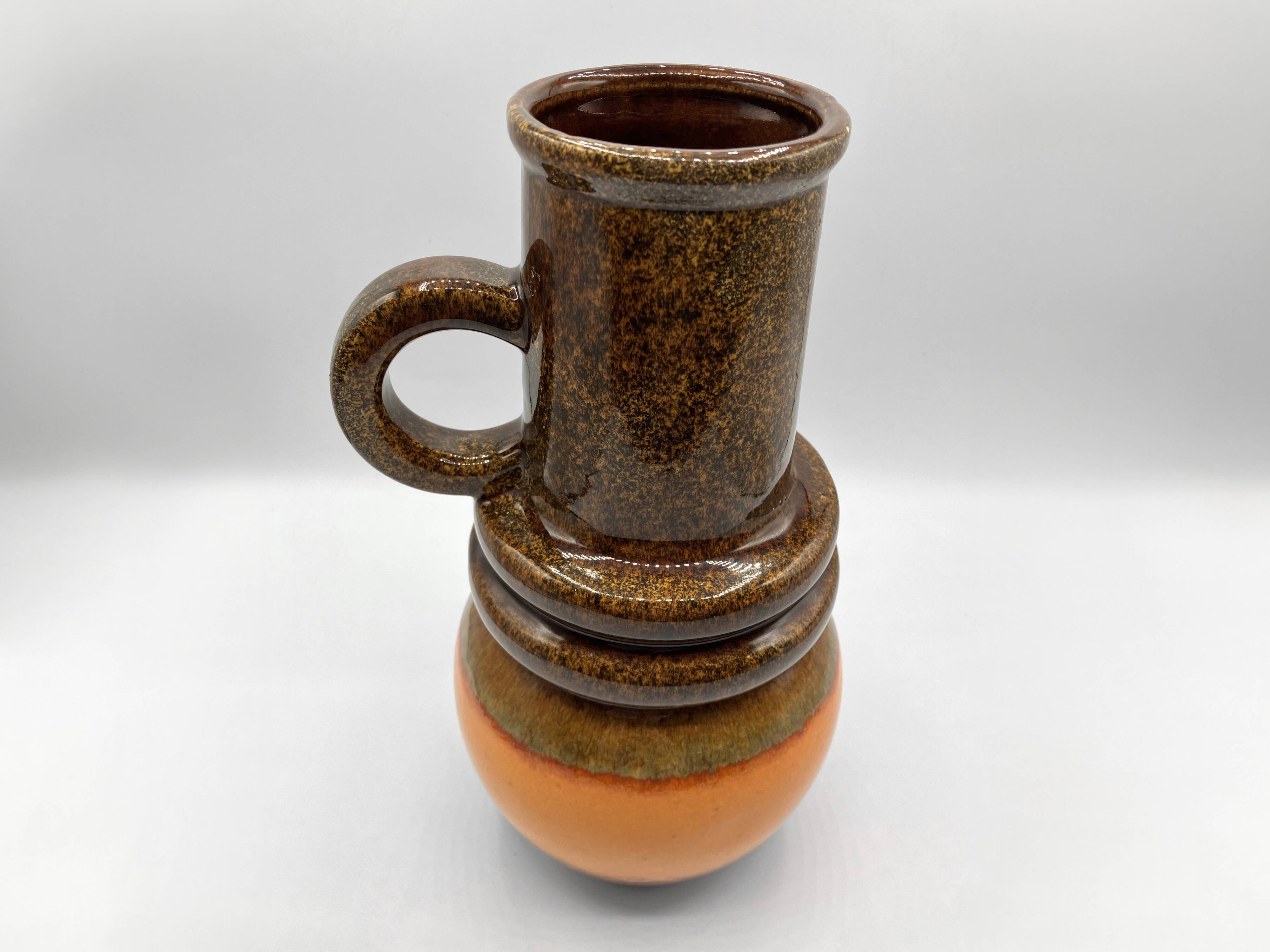 SCHEURICH ceramic vase • Design A.Seide • W. Germany • 70s