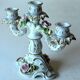 Porcelain candle holder from the 1960s, by AKKaiser, with 3 arms, vintage