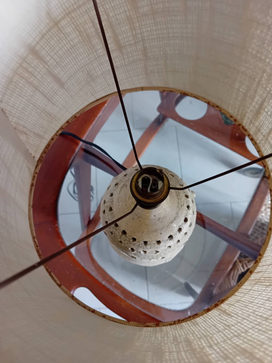 Georges Pelletier ceramic lamp