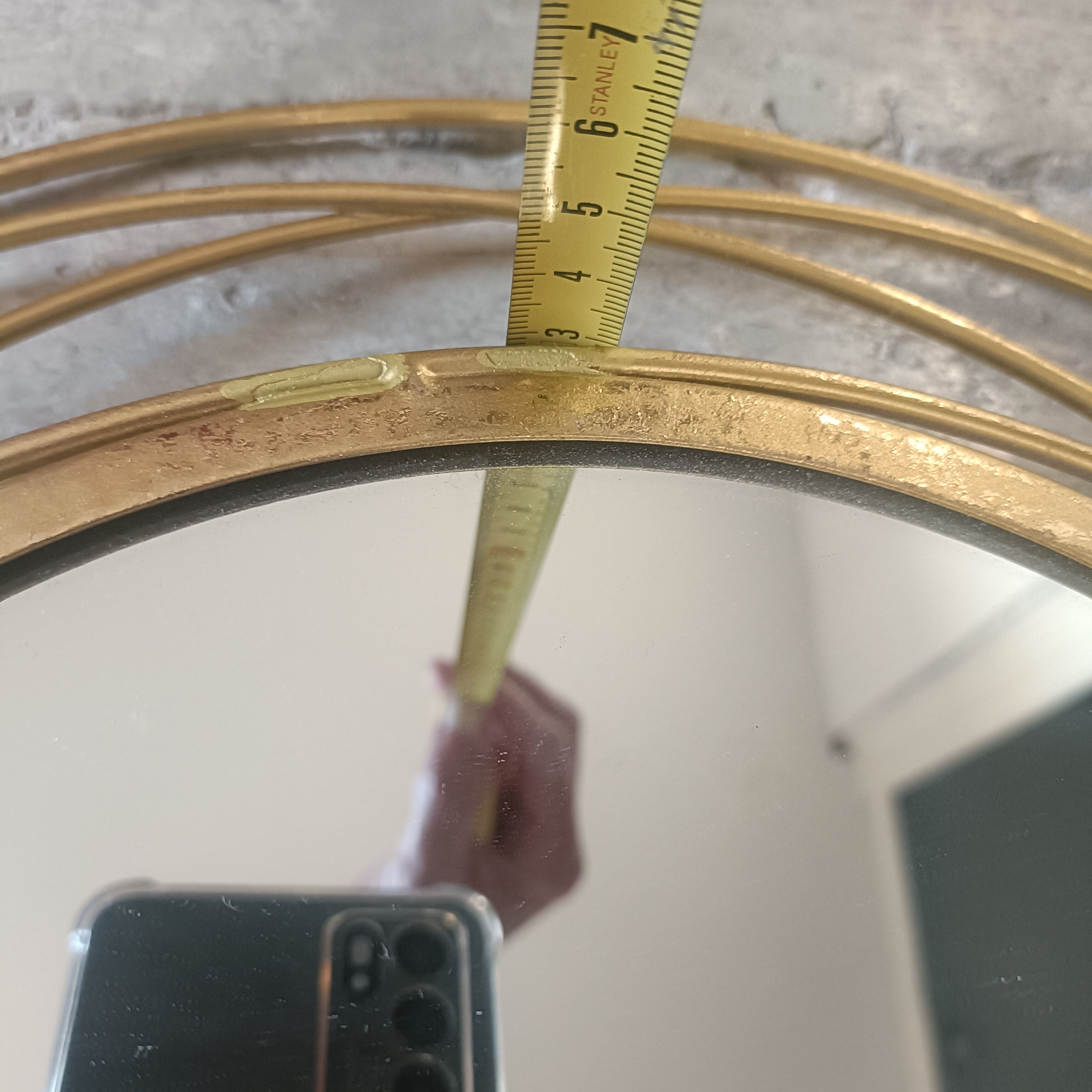 Vintage framed mirror