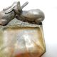 Bronze ashtray signed albert marionnet (1852-1910) art nouveau
