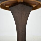 1920s Art Deco Occasional Coffee Table and tablecloth