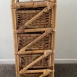 Vintage rattan chiffonier from the 70s