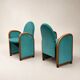 Rare Pair of Gufram Auditorium Armchairs, Italy, 1980s