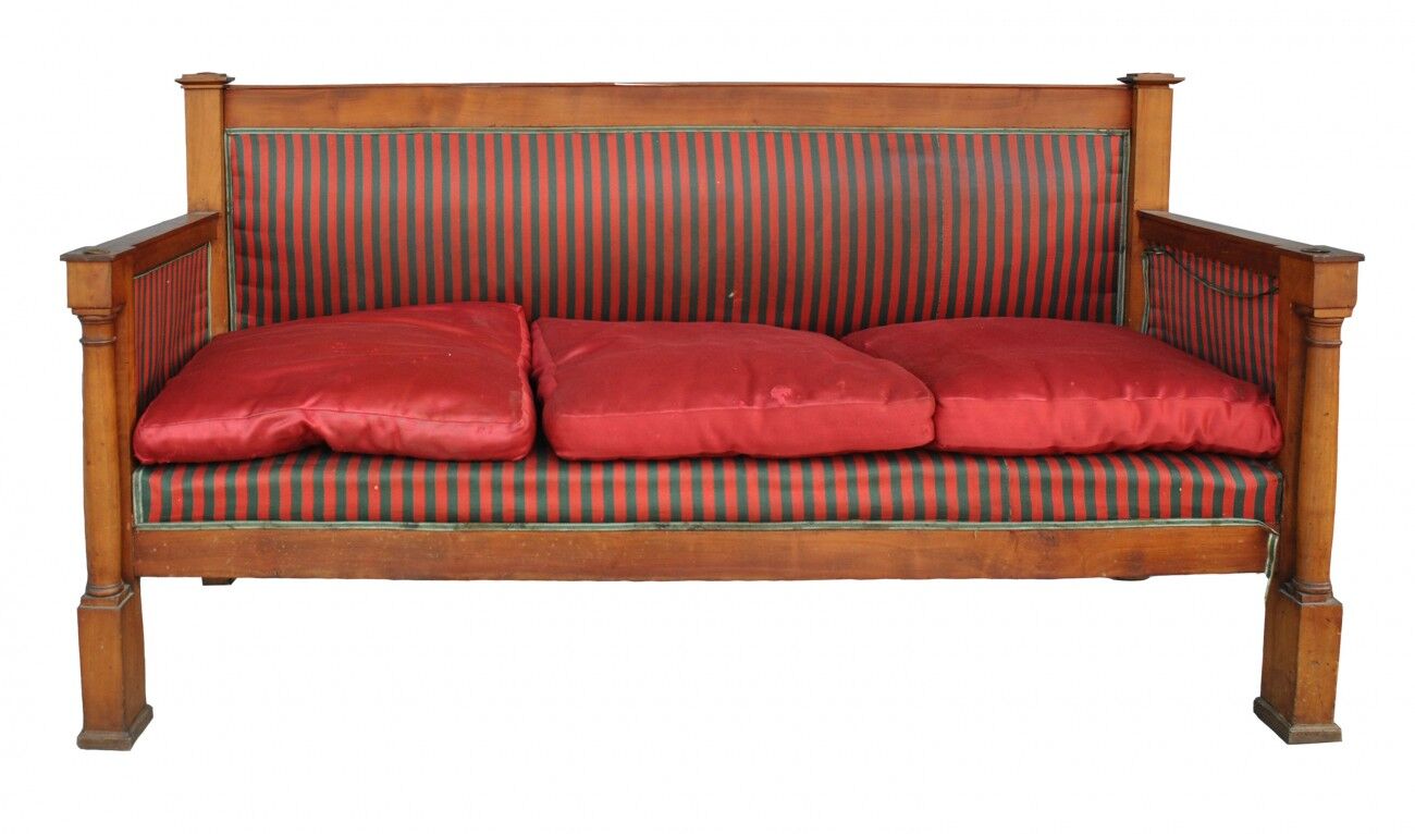 Seat style Empire early 1900s mahogany