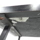 Brutalist coffee table with slate top