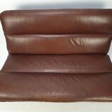 Vintage leather sofa by Kho Liang ie for Artifort, 1960s