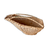 Porte-bouteille en rotin vintage